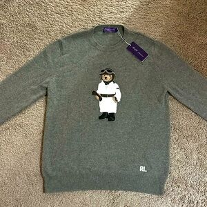 Ralph Lauren Purple Label: Polo Bear Cashmere Sweater